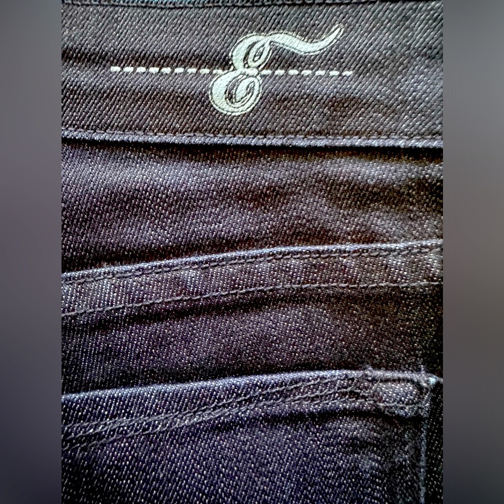 NWOT EARNEST SEWN Cigarette Leg HARLAN.93B Women’s Dark Blue Wash  Jeans Size 28 - Picture 6 of 8